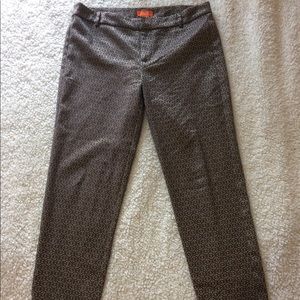 Dressy gold and black pants 8